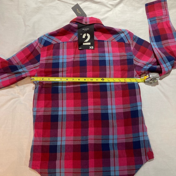 Men’s Rag & Bone New York Tomlin button down shirt! Size XS, NWT! $250.00! - Picture 7 of 7